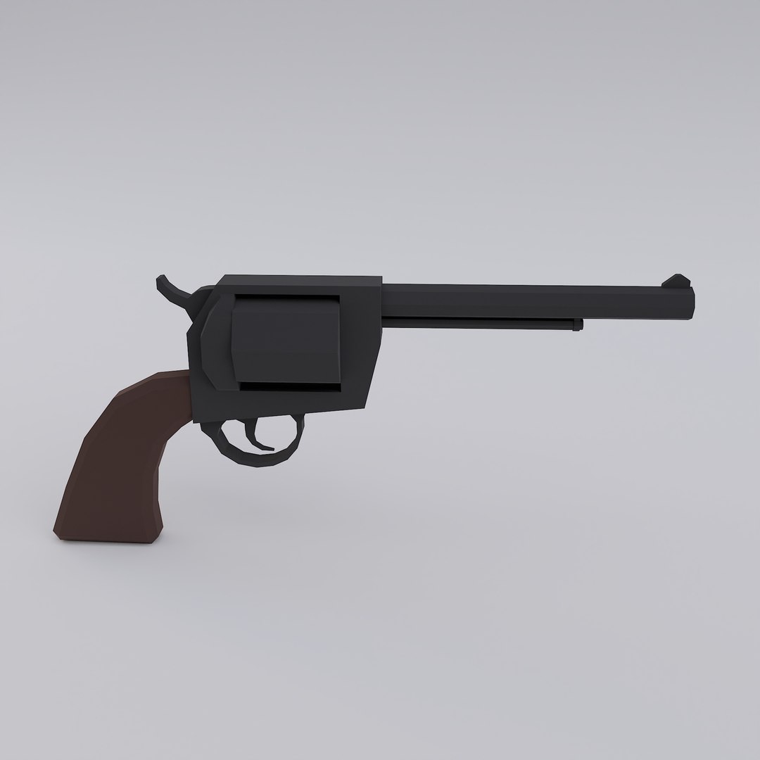 Colt Single Action Army Revolver 3D Model - TurboSquid 1992396