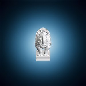Rhino King 3D Print Model 3D