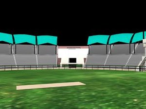3d model stadium