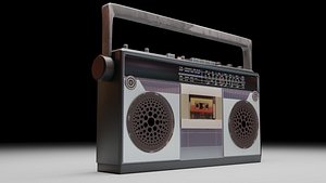 3D Casette Player, BoomBox