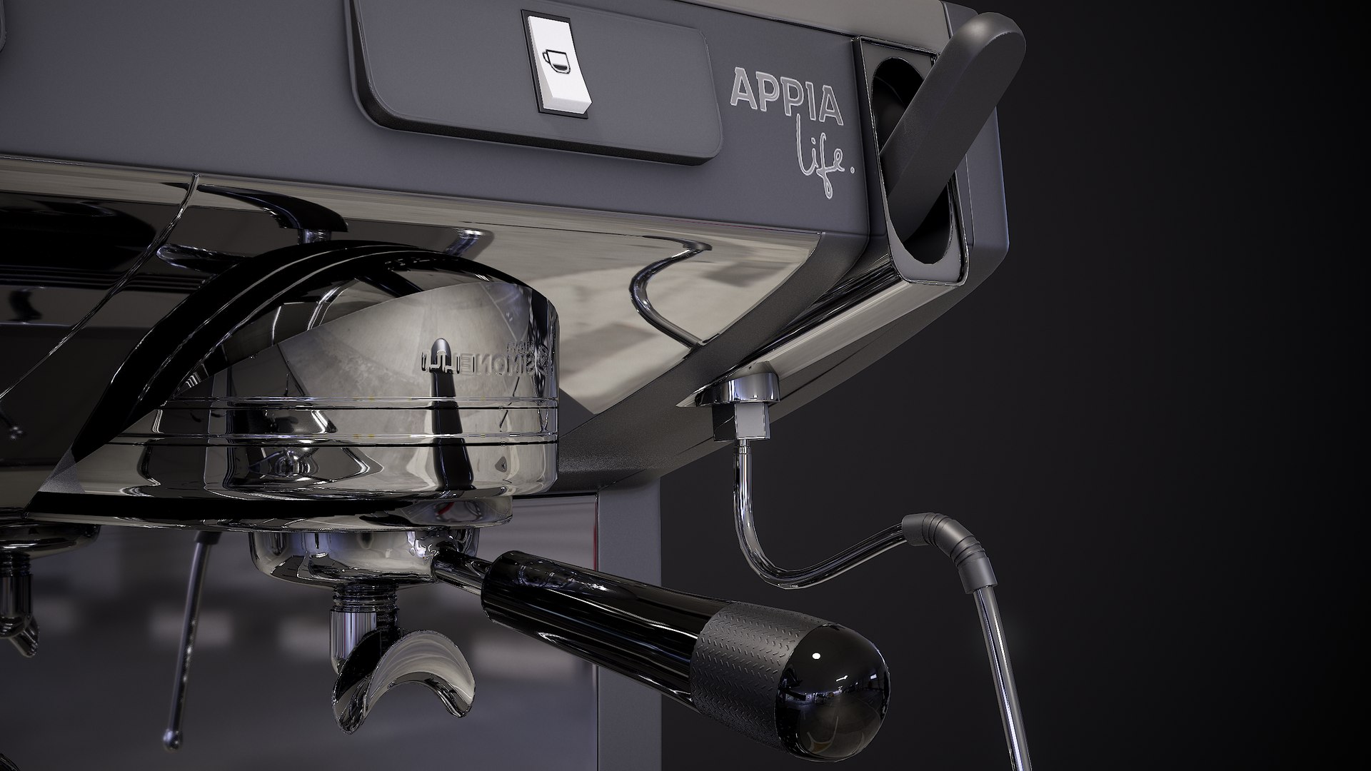 3D Coffee Machine Appia Model - TurboSquid 1682281
