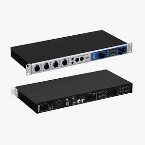 Audio Interface - RME Fireface UFX III 3D model