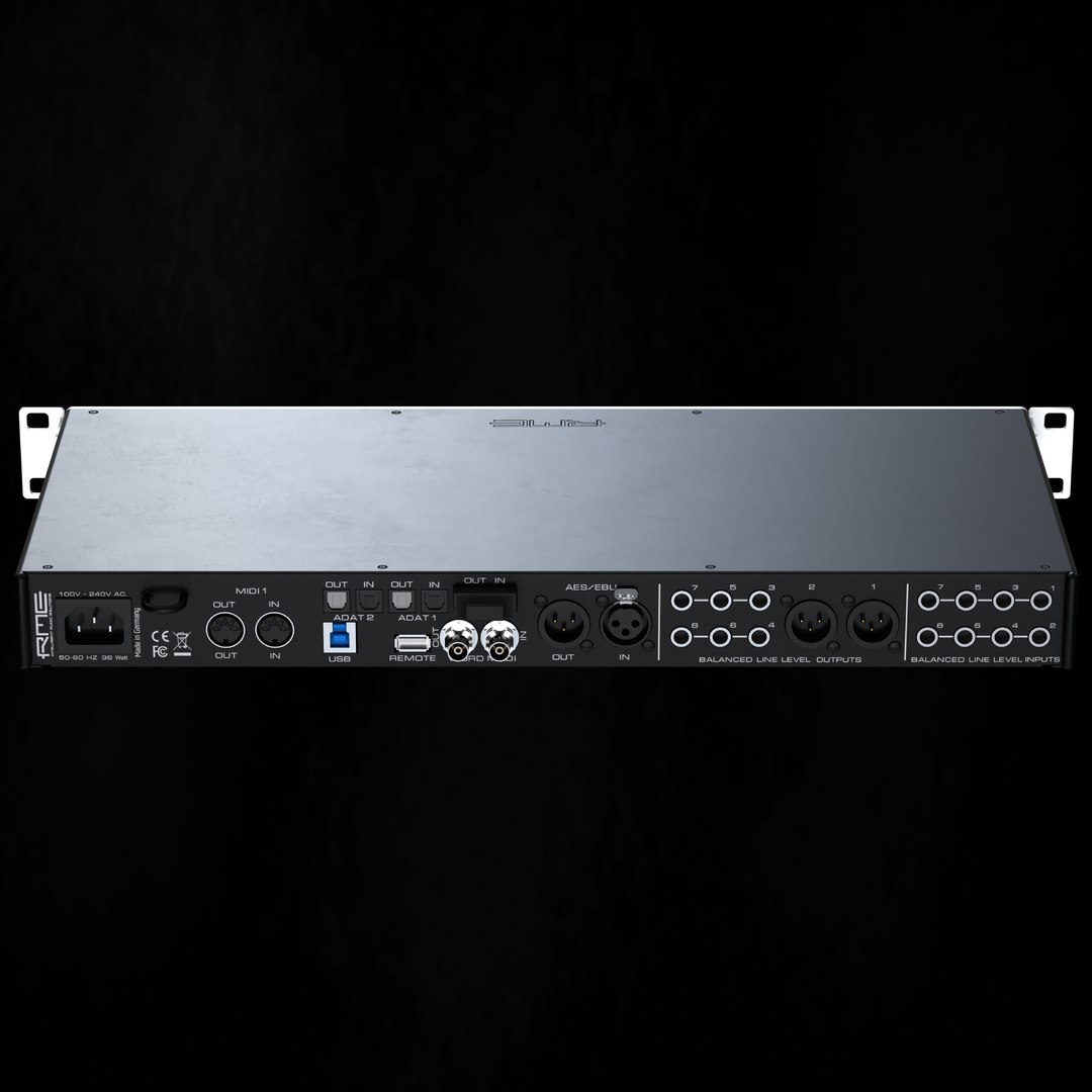 Audio Interface - RME Fireface UFX III 3D Model - TurboSquid 2304031
