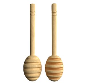 3D Honey Spoon Dripper PBR 1