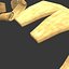 wood shavings 3d model
