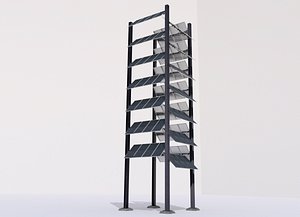 Solar tower version  3 3D