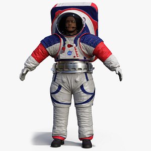 Spacesuit NASA Astronaut Artemis xEMU Rigged for Cinema 4D