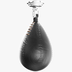 Detailed Punching Speed Bag 3D model