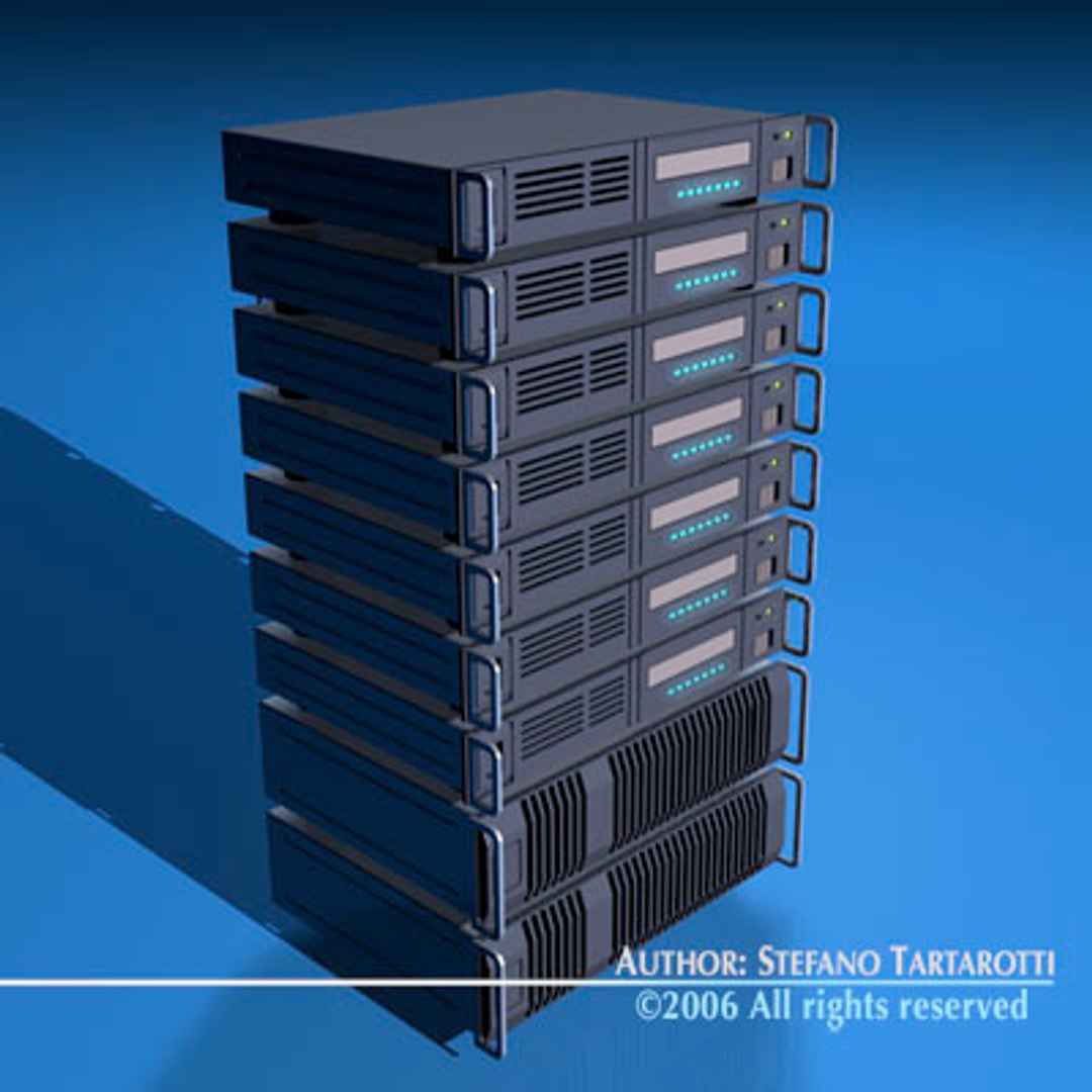 3d Server Rack Model