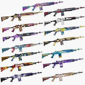 M14 Rifle Game Weapon 15x