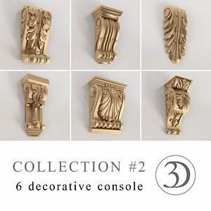 COLLECTION #2 | 6 decorative consoles