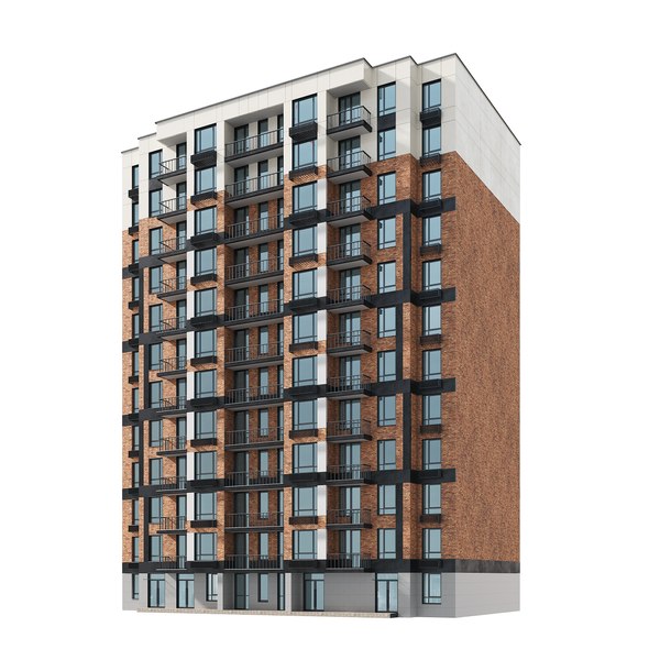 modelo 3d Residential Building 003 - TurboSquid 2060197