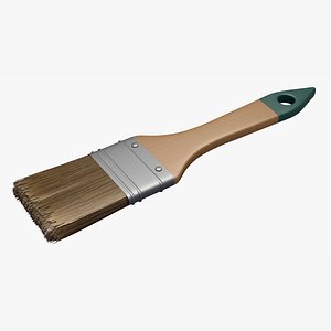 3D model paint brush