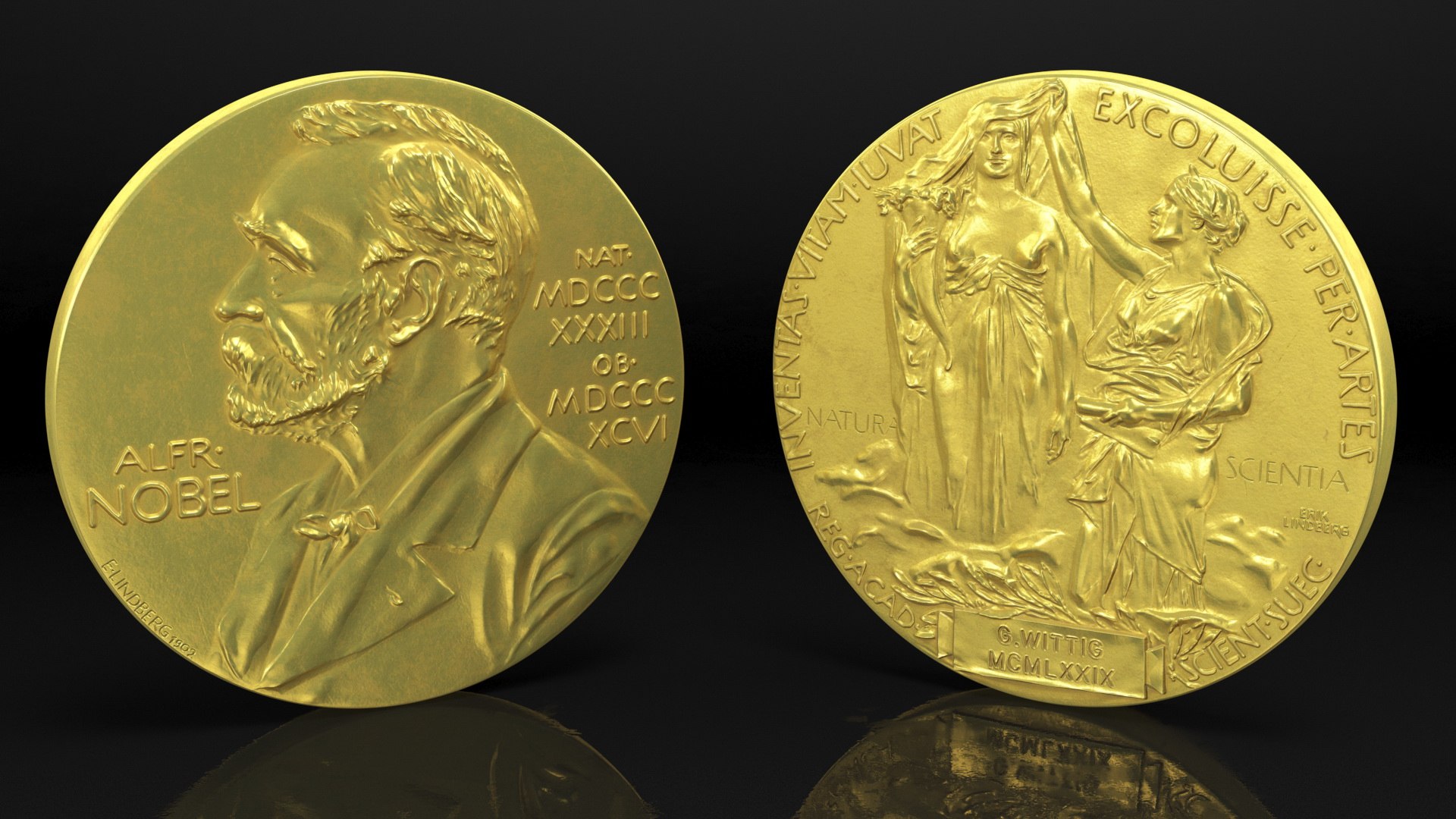 Nobel Medal for Physics and Chemistry 3D model https://p.turbosquid.com/ts-thumb/xL/M6R2Pi/Ng/nobelmedalforphysicsandchemistry3dsmodel002/jpg/1644515995/1920x1080/fit_q87/33609d0c83943b123cf7289f45aac1961d17ab7d/nobelmedalforphysicsandchemistry3dsmodel002.jpg