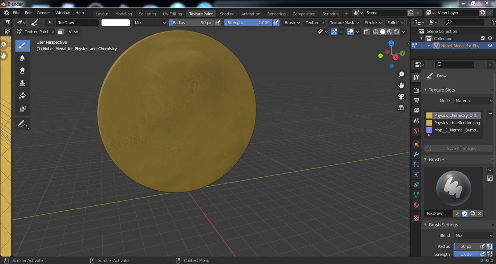 Nobel Medal for Physics and Chemistry 3D model https://p.turbosquid.com/ts-thumb/xL/M6R2Pi/mE/nobelmedalforphysicsandchemistry3dsmodel019/jpg/1644516101/1920x1080/fit_q87/9ce90ee267fa84ab165669002ef4a43fcd00b446/nobelmedalforphysicsandchemistry3dsmodel019.jpg
