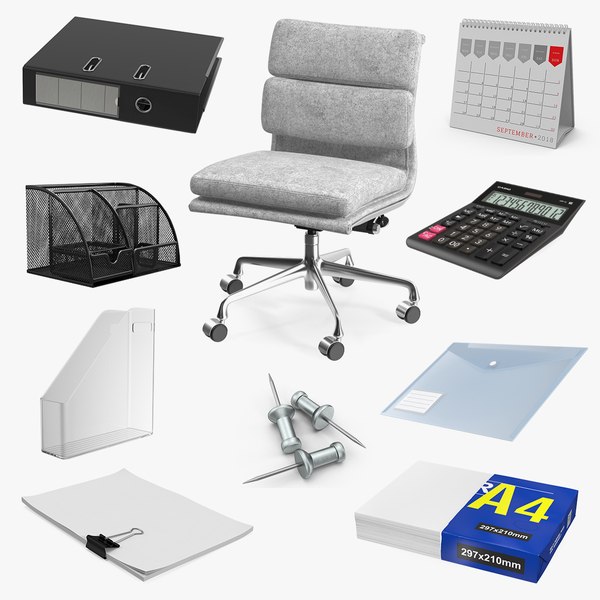 Office Equipment Collection 2 3D model