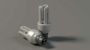 energy saving light 3d model