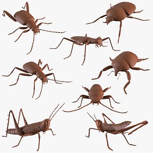 Insects printable 3D model