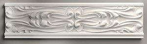 WALL MOLDING PLINTH DECOR FOR CNC ROUTER 3D model