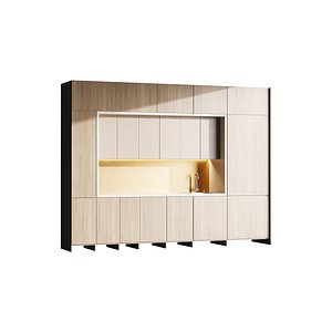 3D Modern kitchen 01