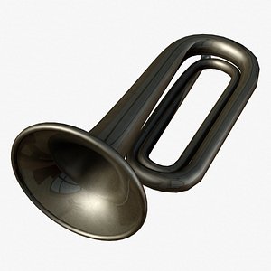 bugle brass 3d model