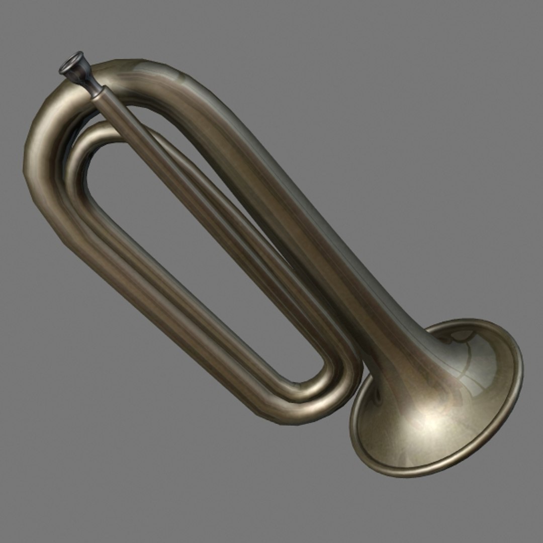 Bugle Brass 3d Model