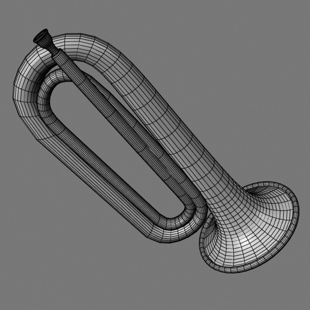Bugle Brass 3d Model