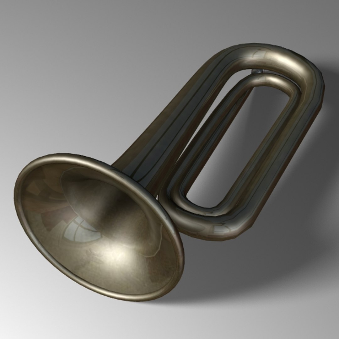 Bugle Brass 3d Model