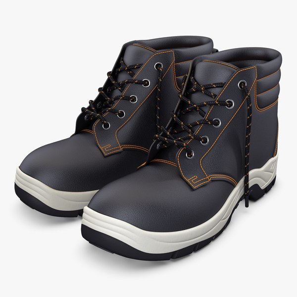 modelo 3d Botas de trabajo de seguridad M TurboSquid 2000254