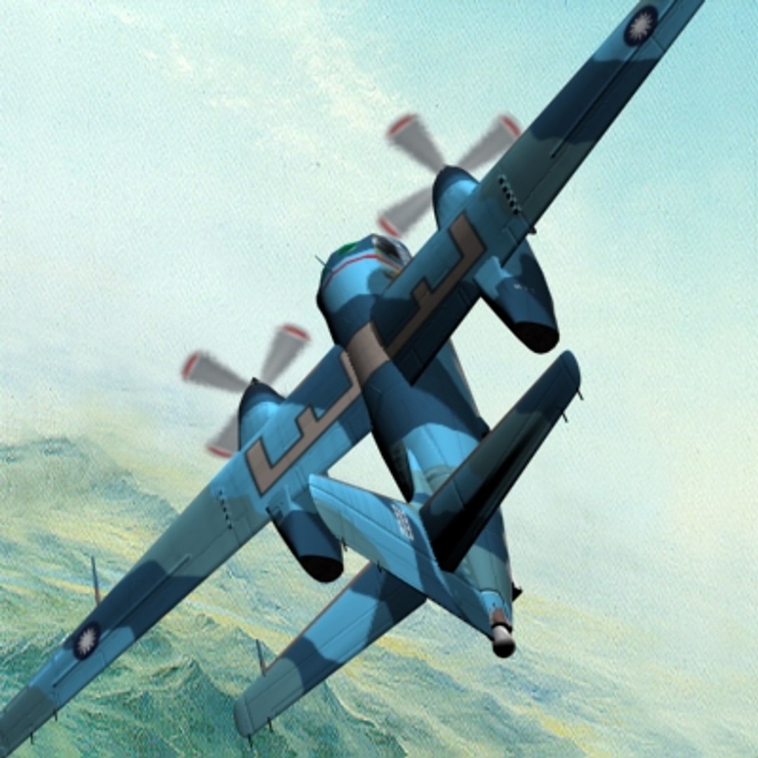 3d Model Of Tracker Aircraft