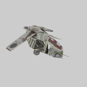 Star Wars Republic Gunship model