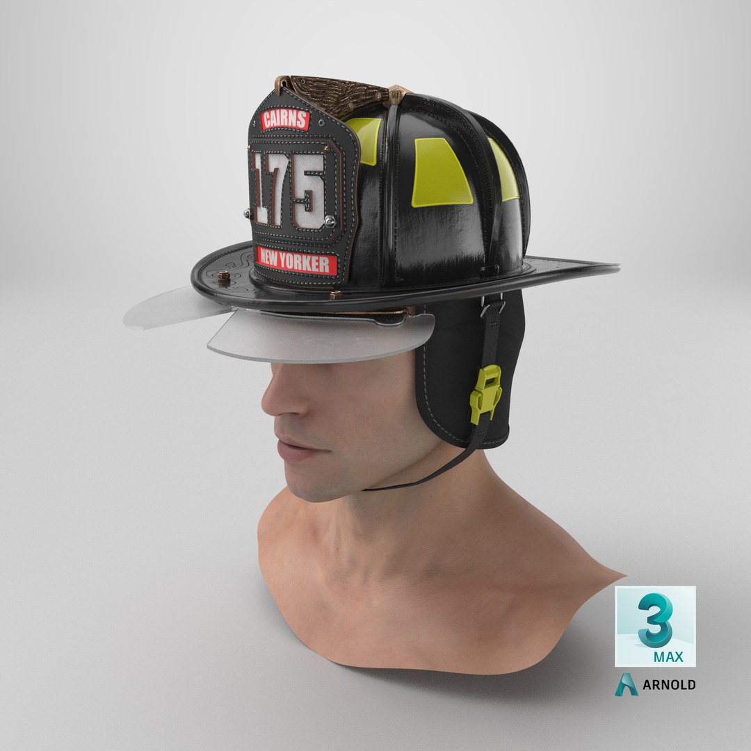 Cairns New Yorker Fire Helmet on Male Head 3D model https://p.turbosquid.com/ts-thumb/xL/YVHA9M/Cq/stemcell_max_arnold_render/png/1764605292/1920x1080/fit_q87/aaa6eb46dd2d522232bfcf3a0158cf7385290be2/stemcell_max_arnold_render.jpg