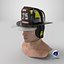 Cairns New Yorker Fire Helmet on Male Head