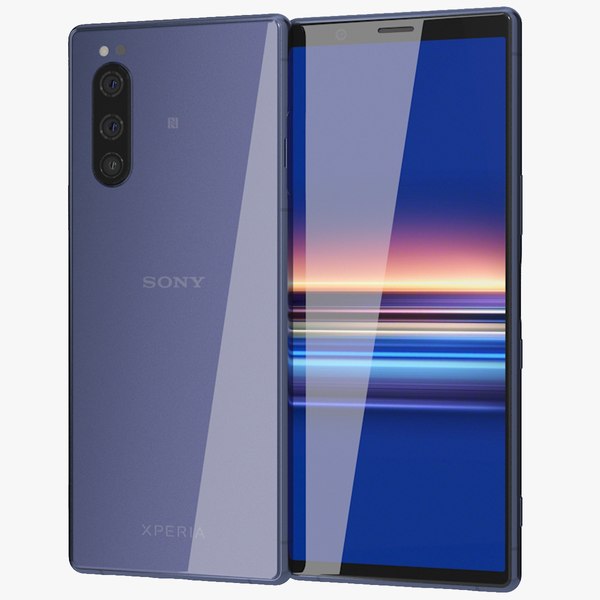 3D model realistic sony xperia 5 - TurboSquid 1446110