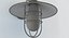 3D vintage industrial pendant wall lamp model