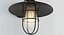 3D vintage industrial pendant wall lamp model