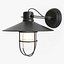 3D vintage industrial pendant wall lamp model