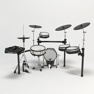 3D electronic drum set