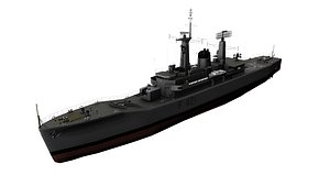 3D leander class frigates