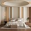 Modern bedroom model