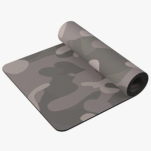 Yoga Mat Rolled Camo
