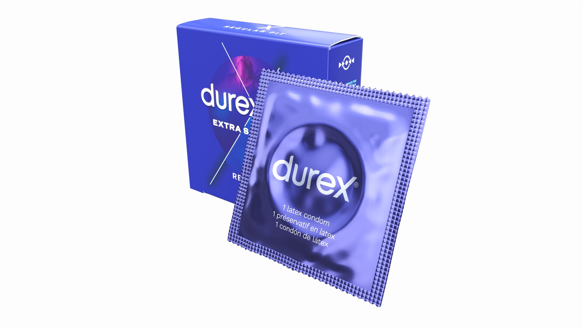3D Condom Small Box With Individual Package - TurboSquid 2277911
