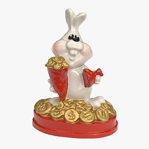 Money Rabbit Figurine