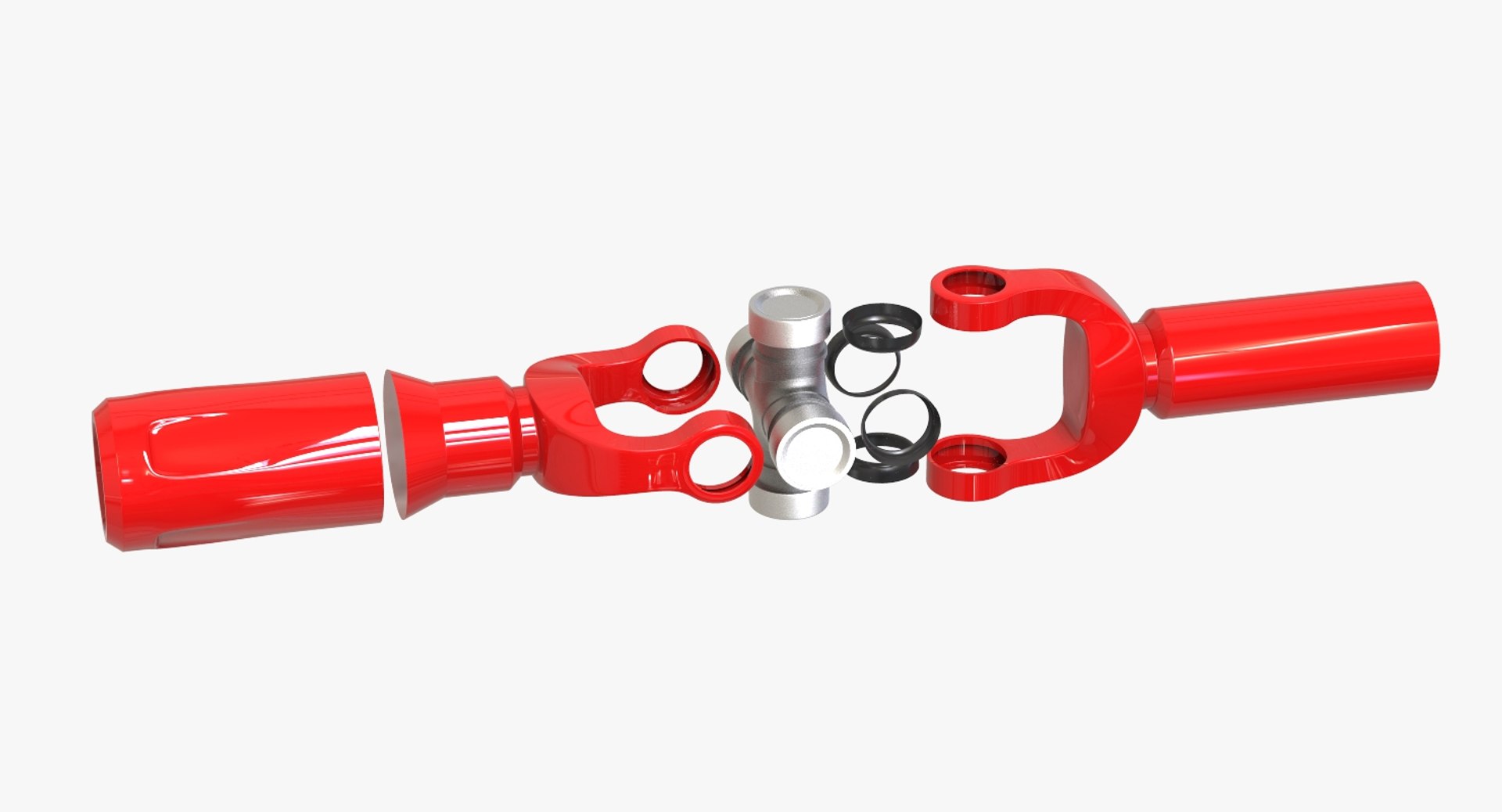 Ujoint bearing cups 3D model TurboSquid 1322215