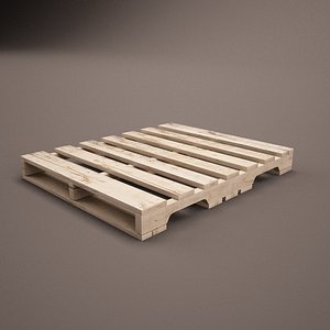 obj wooden pallet
