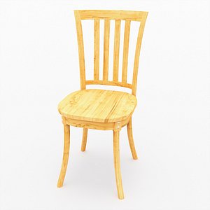 3D model Classic wood chair