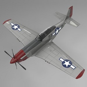 qpd north american p-51 mustang model