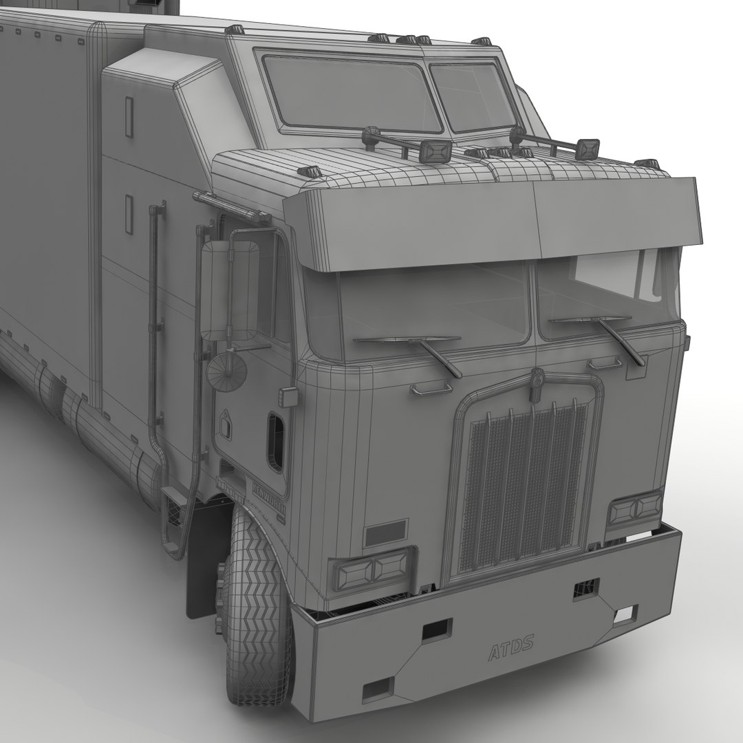 3d Truck Trailer Atds Model