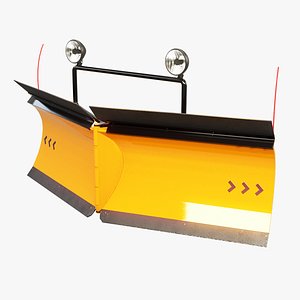Snowplow V Blade 3D