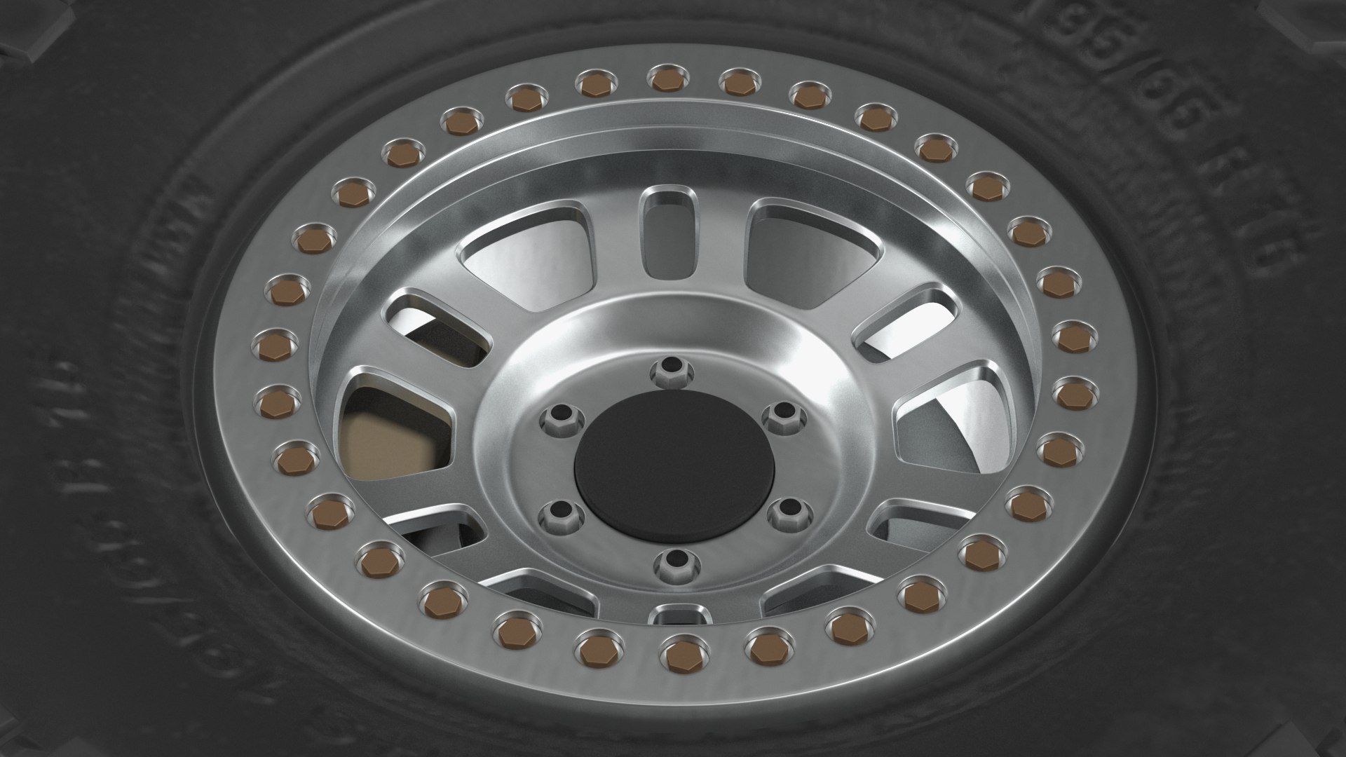 3D Off Road Racing Wheel - TurboSquid 1908135